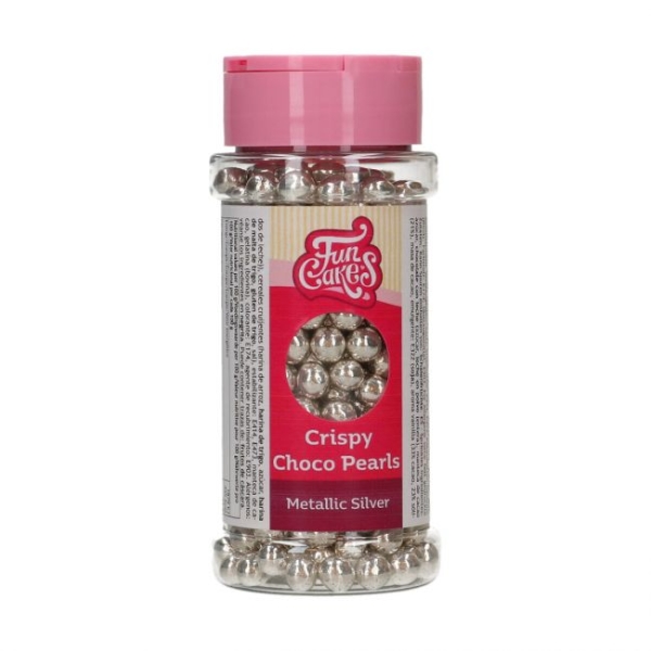 Crispy Choco Pearls - Metallic Silver